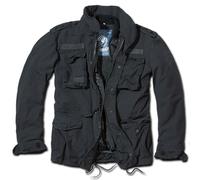 Brandit Giacca M65 Giant mezza stagione in tessuto Nero 3XL Uomo