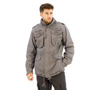Giacca uomo invernale militare M65 Giant in stile Vintage 7XL Grigio