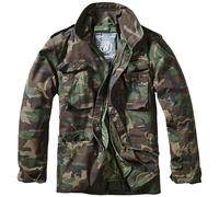 Brandit M65 Parka Feldjacke Woodland Mimetic Giacca Militare Outdoor