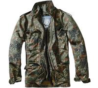 Brandit M65 Standard Giacca Viaggio Vintage Cappotto Tactical Uomo Flecktarn