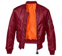 Brandit MA1 Classic Giacca, Rosso Borgogna, Taglia 4XL