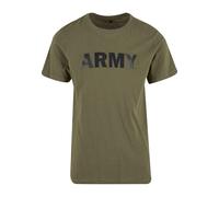 Brandit Maglietta 'Army' oliva / nero Uomo - Abbigliamento - Taglie comode - Maglie e T-shirt Brandit S