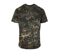 Brandit Maglietta marrone / grigio sfumato / abete / verde pastello / nero Uomo Brandit 4XL marrone / grigio sfumato / abete / verde pastello / nero