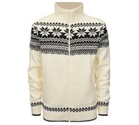Brandit Norwegian, cardigan 3XL male Bianco/Nero