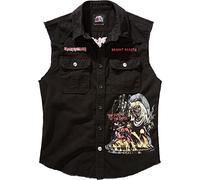 Brandit Iron Maiden Vintage NOTB, gilet 4XL male Nero/Rosso/Giallo