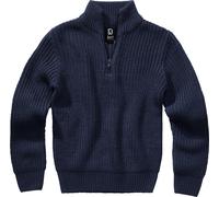 Brandit Kids Marine Troyer Pullover Bambino Seemann Maglia con Zip
