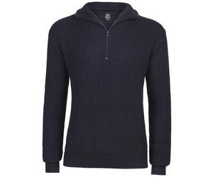 Brandit Marino Pullover Troyer S-5XL Lavoro Maglioni Dall'Islanda Seemanns