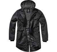 Brandit UomoParka di mezza stagione 'Marsh Lake' Nero, Taglia M,