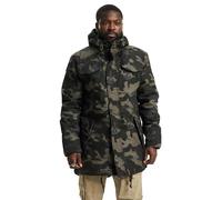 Brandit Marsh Lake Teddyparka, Color: darkcamo, Size: S