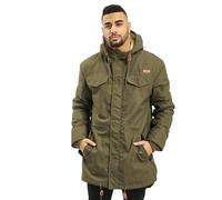 Brandit UomoParka di mezza stagione 'Marsh Lake' Cachi, Taglia XXXL,