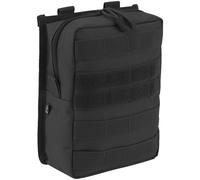 Brandit MOLLE Custodia Cross Cerniera PALS Organizzatore Tasca Esercito Nero