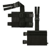 Brandit Molle Leg Panel, black, OS
