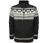 Brandit Norweger Zip Pullover, nero-bianco, taglia M per maschi