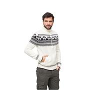 Brandit Norwegian, cardigan XL male Bianco/Nero