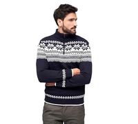 Brandit Troyer Norweger Pullover, bianco-blu, taglia XL per maschi