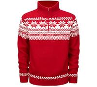 Brandit Norwegian Troyer, pullover XL male Rosso/Bianco