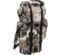 Brandit Nylon Zaino, grigio/nero, Taglia unica
