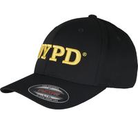 Brandit NYPD 3D Logo Flexfit Cap, nero, Taglia L/XL