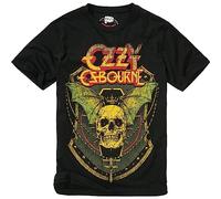Brandit Ozzy T-Shirt Skull, Uomo, Black, M