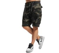 Brandit Packham Vintage Shorts Uomo Shorts Nero 100% Cotone