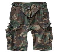 Brandit Pantaloncini BDU Ripstop in Woodland XXL Camouflage
