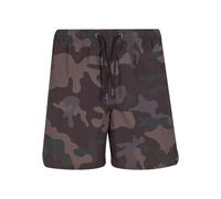 Brandit Pantaloncini da bagno beige scuro / marrone scuro / grigio / abete Uomo Brandit M