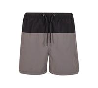 Brandit Pantaloncini da bagno grigio / nero Uomo Brandit XL