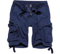 Brandit - Pantaloncini in stile vintage, blu navy, M