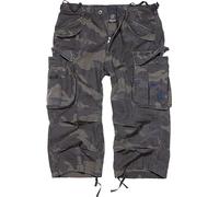 Brandit Pantaloncini cargo Industry Vintage 3/4 Uomo M Darkcamo