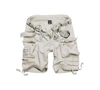 Brandit Pantaloncini Savage Vintage in Old White 7XL Bianco