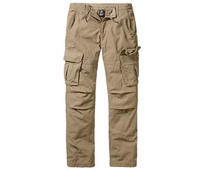 Brandit - Pantaloni cargo da uomo Texas Slim Vintage sabbia M
