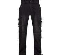 Brandit Pantaloni cargo in denim 1026 W32-L32 Nero