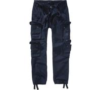 Brandit Pure Slim Fit Pants, Color: Navy, Size: L