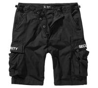 Brandit Security BDU Ripstop Shorts, Uomo, Black, XL