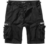 Brandit Pantaloni corti Security BDU Ripstop Uomo Tattico Polizia Nero
