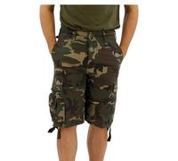 Brandit Cargoshorts Vintage Woodland Uomo 7XL