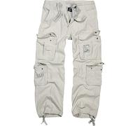 Brandit Pantaloni Pure Vintage in Old White M Bianco