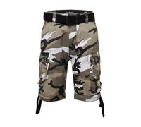 Brandit Pantaloni 'Savage Vintage' grigio fumo / greige / grigio scuro / bianco, Taglia 34