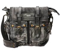 Brandit Borsa a tracolla 'Big US Cooper' nero / bianco, Taglia One Size