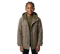 Brandit Parka BW Bambini - Incappucciato, caldo con fodera di peluche - Oliva