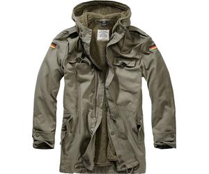 Brandit Parka Flag, giacca tessile M male Oliva