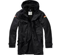 Brandit BW Parka Flag Giacca, nero, taglia XL