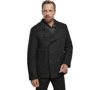 Brandit Pea Cappotto Giacca Black Parka Caban Classic Uniforme Nero