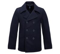 Brandit Pea Coat, giacca in tessuto 3XL male Blu Scuro