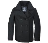 Brandit Pea Coat, Uomo, black, L