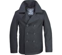 Brandit Pea Coat, Uomo, black, L