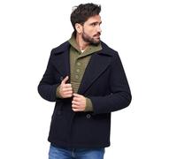 Brandit Pea Coat, Uomo, navy, 7XL