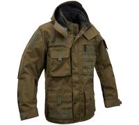Brandit Performance Outdoor Giacca Cappotto Tattico Con Cappuccio Oliva