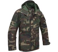 Brandit Performance Outdoor Giacca Cappotto Tattico Con Cappuccio Woodland
