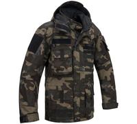 Brandit Performance Outdoor Giacca Cappotto Tattico Idrorepellente Dark Camo